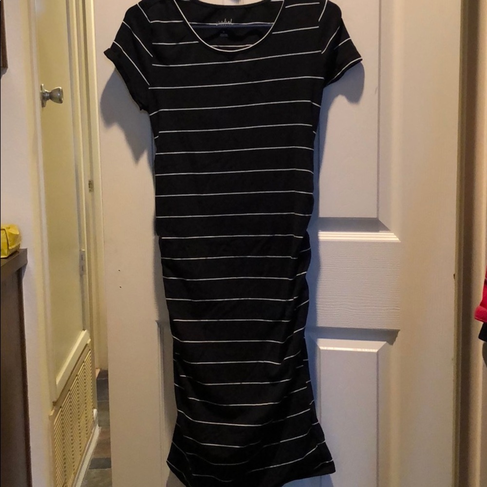 Isabel Maternity Dress Stripes
